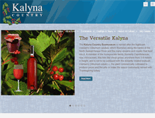 Tablet Screenshot of kalynacountry.com